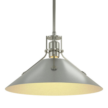 Hubbardton Forge Henry Medium Steel Shade Pendant - 134550