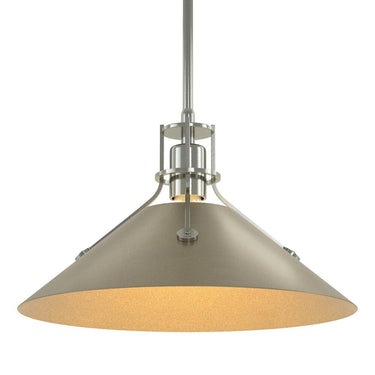 Hubbardton Forge Henry Medium Steel Shade Pendant - 134550
