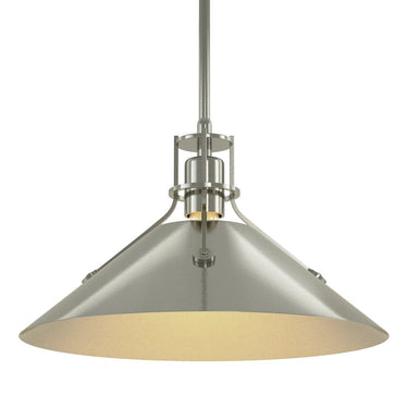 Hubbardton Forge Henry Medium Steel Shade Pendant - 134550