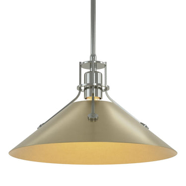 Hubbardton Forge Henry Medium Steel Shade Pendant - 134550