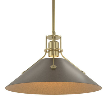 Hubbardton Forge Henry Medium Steel Shade Pendant - 134550