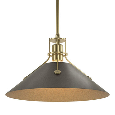 Hubbardton Forge Henry Medium Steel Shade Pendant - 134550