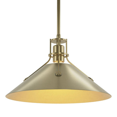 Hubbardton Forge Henry Medium Steel Shade Pendant - 134550