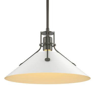 Hubbardton Forge Henry Medium Steel Shade Pendant - 134550