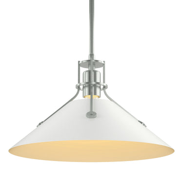 Hubbardton Forge Henry Medium Steel Shade Pendant - 134550