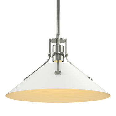 Hubbardton Forge Henry Medium Steel Shade Pendant - 134550