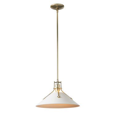 Hubbardton Forge Henry Medium Steel Shade Pendant 