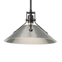 Hubbardton Forge Henry Medium Steel Shade Pendant 4