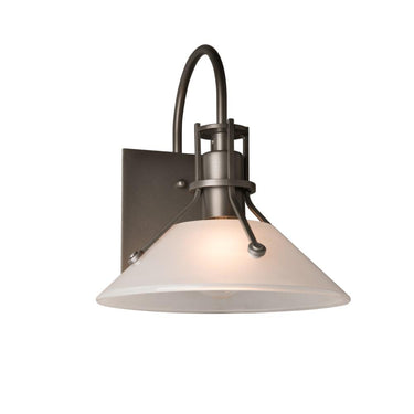 Hubbardton Forge Henry Small Glass Shade Outdoor Sconce 1