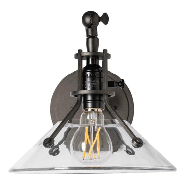 Hubbardton Forge Henry Swing Arm Glass Shade Sconce 2