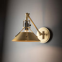 Hubbardton Forge Henry Swing Arm Metal Shade Sconce 6