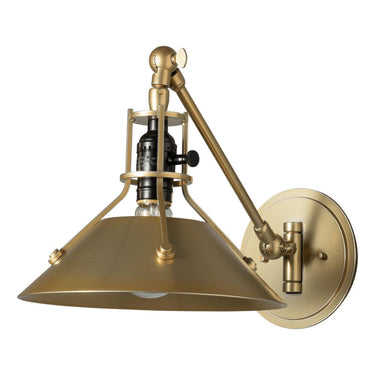 Hubbardton Forge Henry Swing Arm Metal Shade Sconce 2
