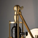 Hubbardton Forge Henry Swing Arm Metal Shade Sconce 5