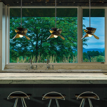 Hubbardton Forge Hibiscus Small Pendant 4