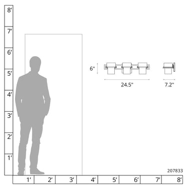 Hubbardton Forge Kakomi 3-Light Sconce 1