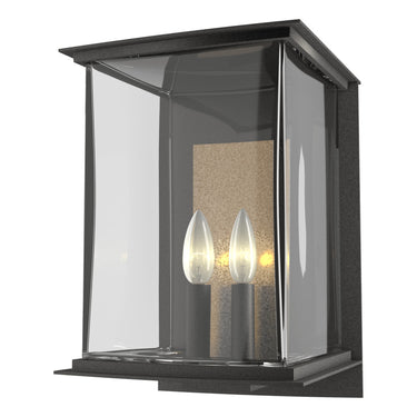 Hubbardton Forge 304842 Kingston Outdoor Large 2 Light Incandescent Sconce in Clear Glass