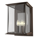 Hubbardton Forge 304842 Kingston Outdoor Large 2 Light Incandescent Sconce in Clear Glass