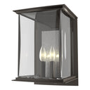 Hubbardton Forge 304842 Kingston Outdoor Large 2 Light Incandescent Sconce in Clear Glass