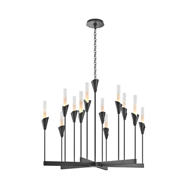 Hubbardton Forge Lilium 12-Light Chandelier