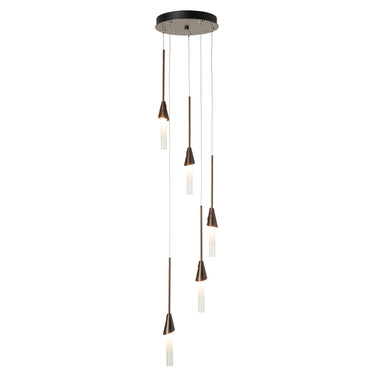 Hubbardton Forge Lilium 5-Light Round Pendant - 131163