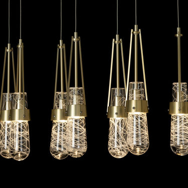Hubbardton Forge Link 10-Light Blown Glass Pendant 10