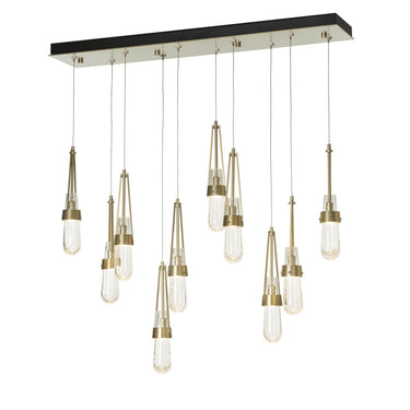 Hubbardton Forge Link 10-Light Blown Glass Pendant - Standard - 131200