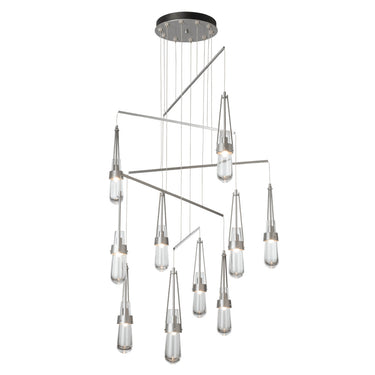 Hubbardton Forge Link 10-Light Clear Glass Mobile Pendant - Standard - 131149