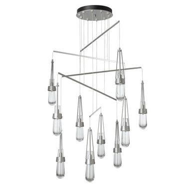 Hubbardton Forge Link 10-Light Clear Glass Mobile Pendant 3