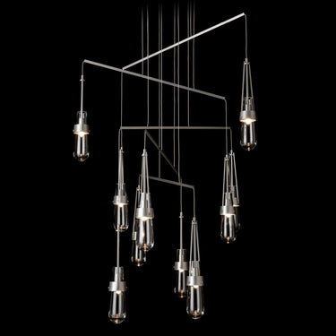 Hubbardton Forge Link 10-Light Clear Glass Mobile Pendant 5