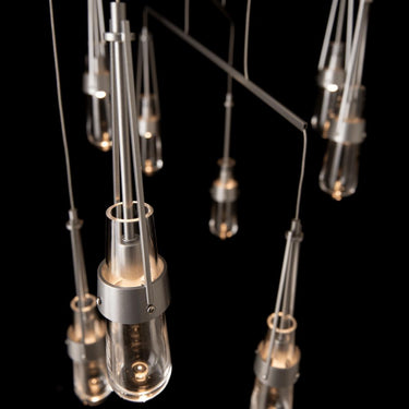 Hubbardton Forge Link 10-Light Clear Glass Mobile Pendant 7