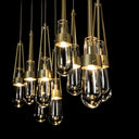 Hubbardton Forge Link 10-Light Clear Glass Pendant - Standard - 131207