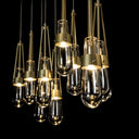 Hubbardton Forge Link 10-Light Clear Glass Pendant 4