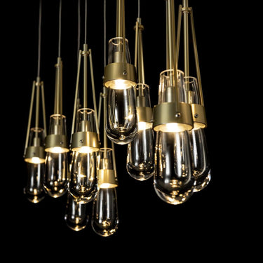 Hubbardton Forge Link 10-Light Clear Glass Pendant 4