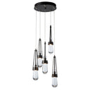 Hubbardton Forge Link 5-Light Clear Glass Pendant - Standard - 131127