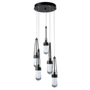 Hubbardton Forge Link 5-Light Clear Glass Pendant 2