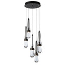 Hubbardton Forge Link 5-Light Clear Glass Pendant 3