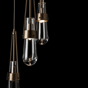 Hubbardton Forge Link 5-Light Clear Glass Pendant 5