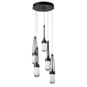 Hubbardton Forge Link 5-Light Clear Glass Pendant - Standard - 131127