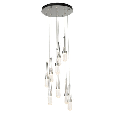 Hubbardton Forge Link 9-Light Blown Glass Pendant - Standard - 131100