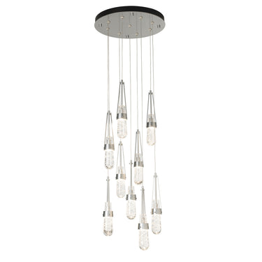 Hubbardton Forge Link 9-Light Blown Glass Pendant - Standard - 131100