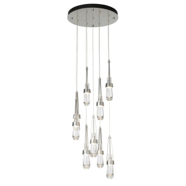 Hubbardton Forge Link 9-Light Clear Glass Pendant 1