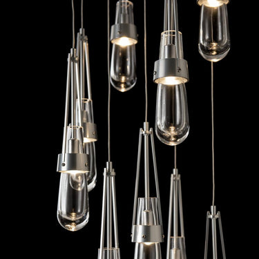 Hubbardton Forge Link 9-Light Clear Glass Pendant 3