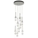 Hubbardton Forge Link 9-Light Clear Glass Pendant 