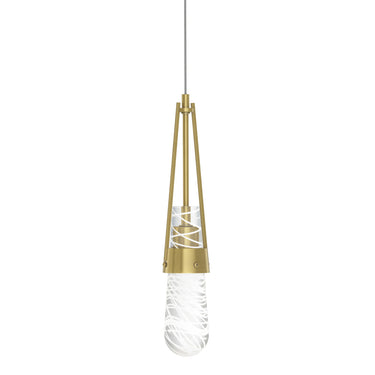 Hubbardton Forge 161042 Link Blown Glass Low Voltage Mini Pendant