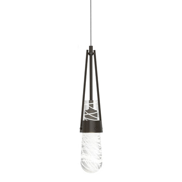 Hubbardton Forge 161042 Link Blown Glass Low Voltage Mini Pendant