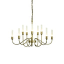 Hubbardton Forge Lisse 10-Arm Chandelier 1