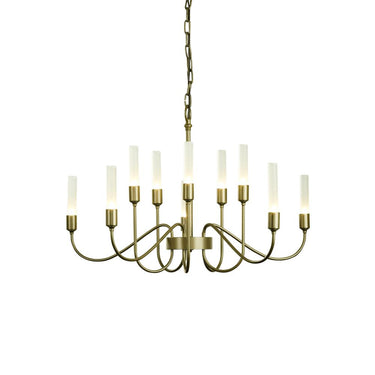 Hubbardton Forge Lisse 10-Arm Chandelier 1