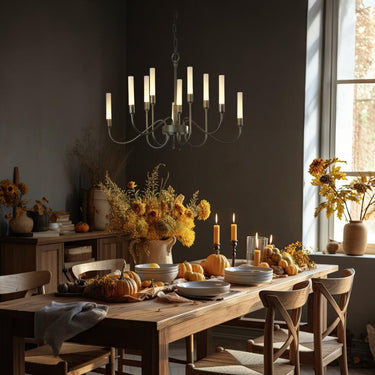 Hubbardton Forge Lisse 10-Arm Chandelier 6