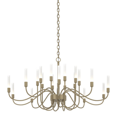 19204320 Hubbardton Forge Lisse 20 Arm Chandelier