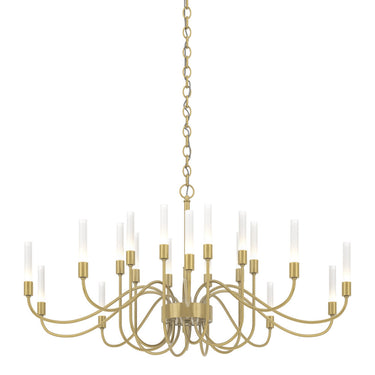 19204320 Hubbardton Forge Lisse 20 Arm Chandelier